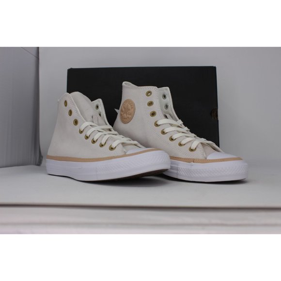 Men's CTAS Hi Vintage White/Vachetta/White 165921C - Picture 2 of 8
